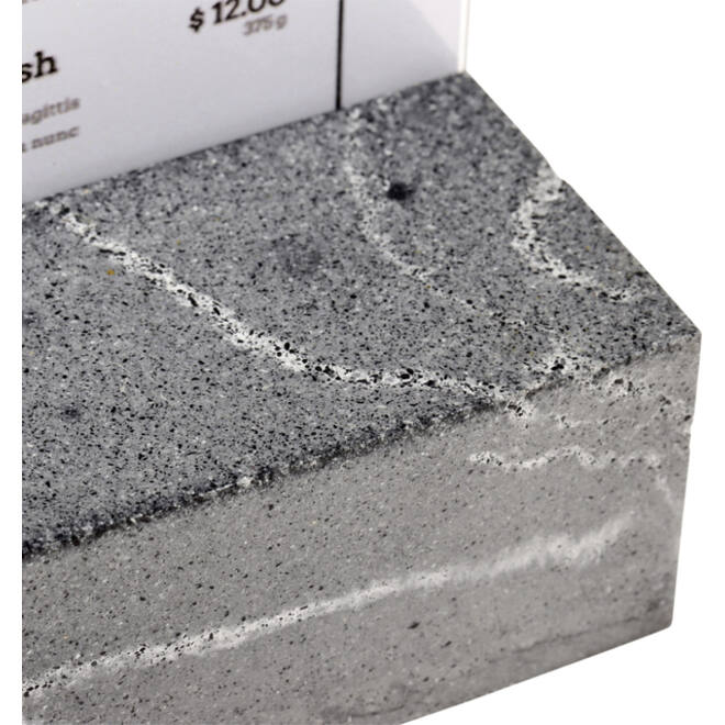 Kaarthouder Europel A4 Polystone antraciet