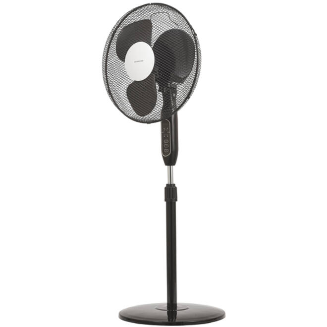 Statiefventilator Inventum met remote 40cm zwart