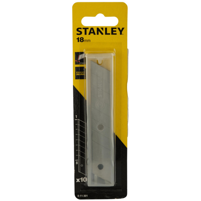 Afbreekmesjes Stanley 18mm 10 stuks
