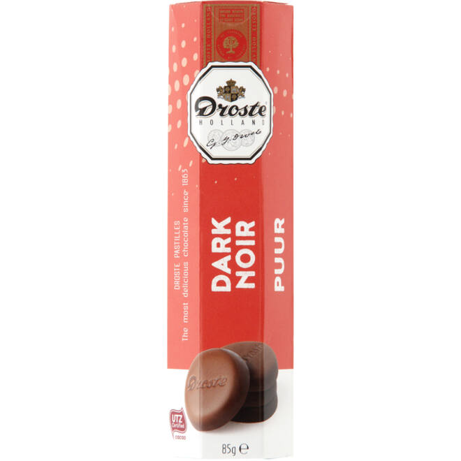Chocolade Droste pastilles puur 85gr