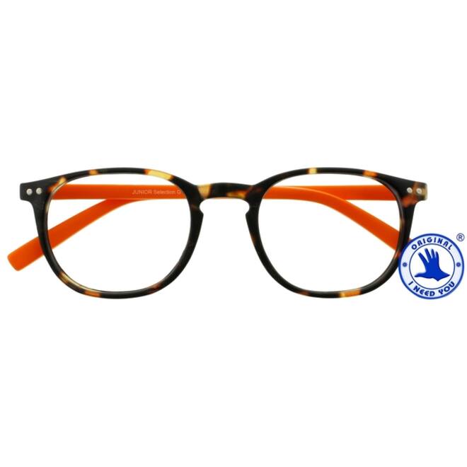 Leesbril I Need You +2.00 dpt Junior Selection bruin-oranje