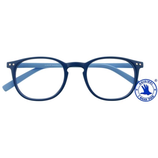 Leesbril I Need You +1.00 dpt Junior Selection blauw