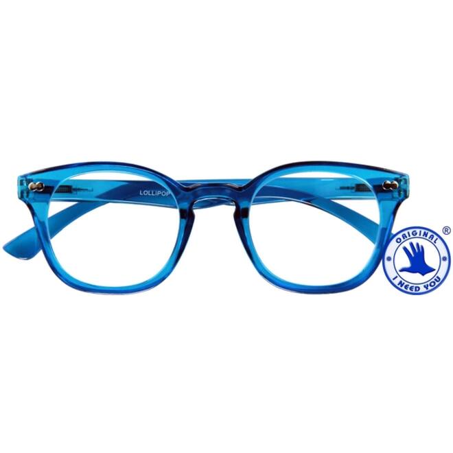 Leesbril I Need You +2.50 dpt Lollipop blauw