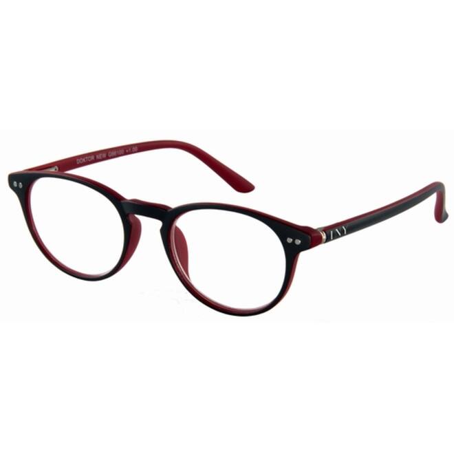 Leesbril I Need You +1.50 dpt Dokter New grijs-rood