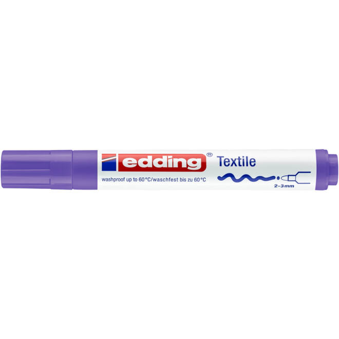 Viltstift edding 4500 textiel rond 2-3mm neon violet