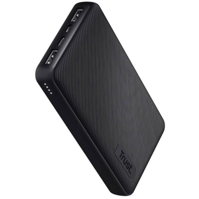 Powerbank Trust Primo 15.000 mAh eco zwart