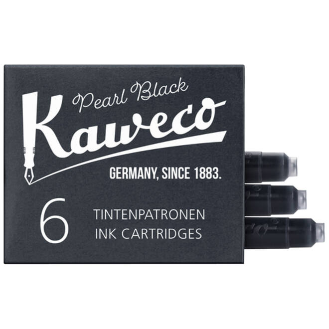 Inktpatroon Kaweco zwart doosje à 6 stuks