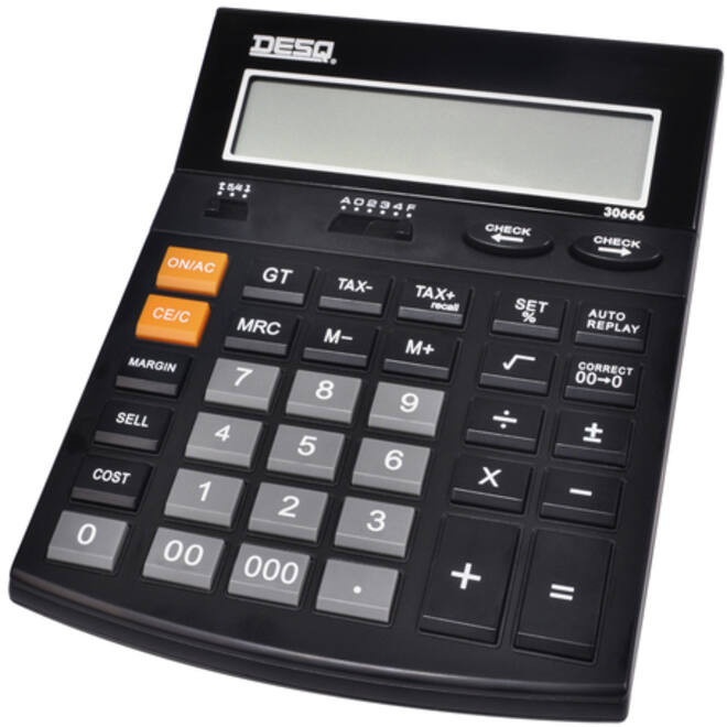 Rekenmachine Desq X-Large Check&Correct