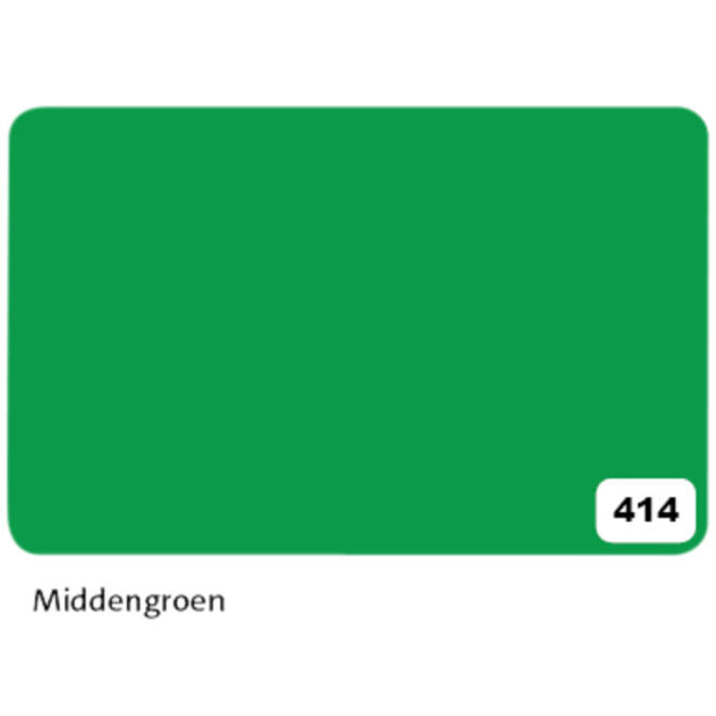 Etalagekarton Folia 1-zijdig 48x68cm 380gr nr414 middengroen