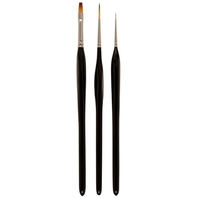 Penselenset Zahn modelbouw 3-delig