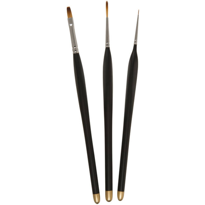 Penselenset Zahn modelbouw 3-delig