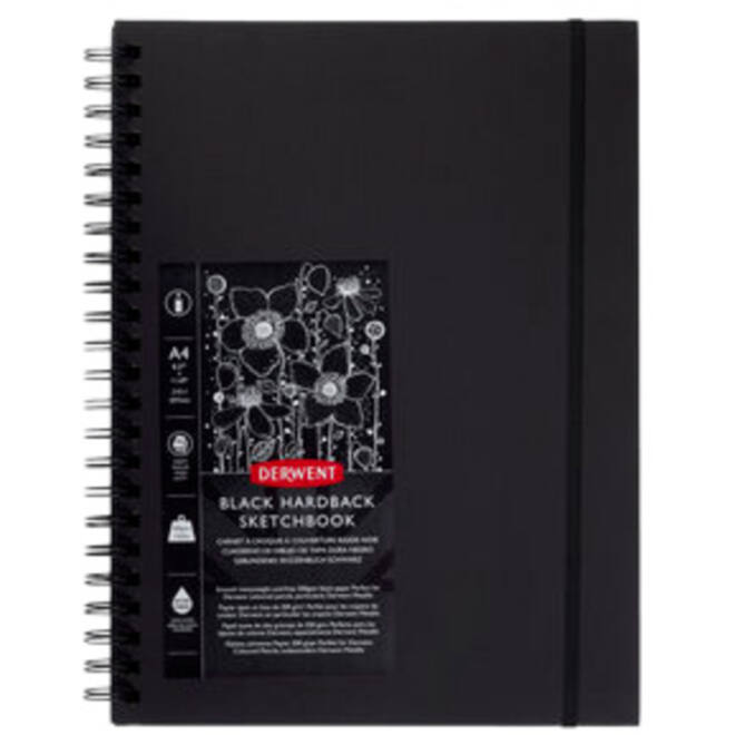 Schetsboek Derwent A4 200gr 40vel spiraal