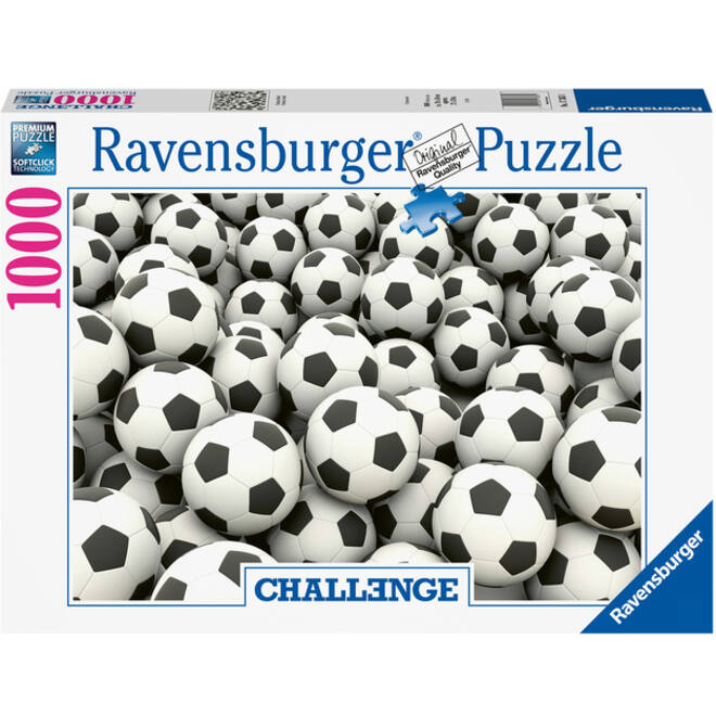 Puzzel Ravensburger Voetballen challenge 1000 stukjes