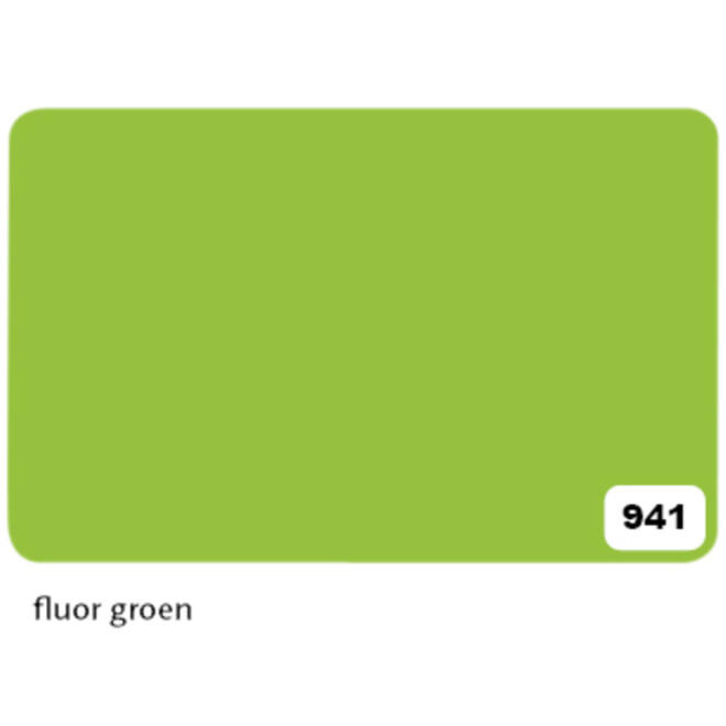 Etalagekarton Folia 1-zijdig 48x68cm 380gr nr941 fluor groen