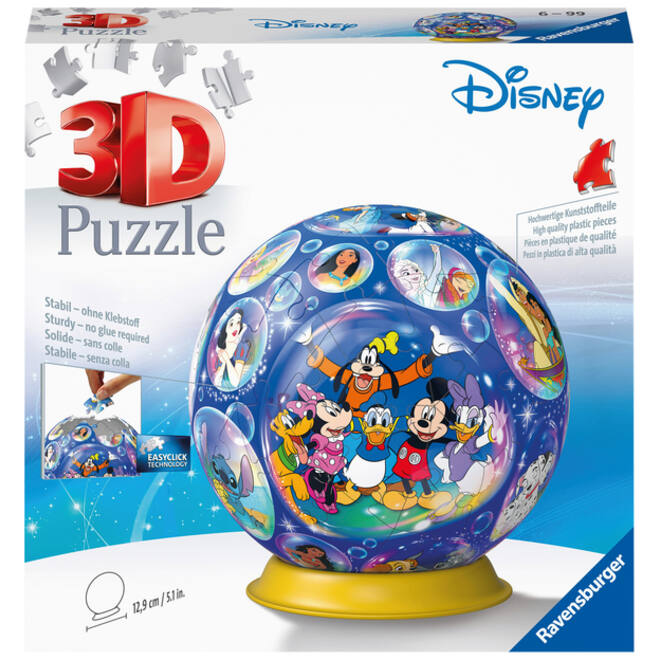 Puzzelbol Ravensburger Disney 3D 72 stukjes