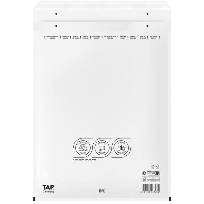 Envelop TAP Comebag luchtkussen nr 20 370x480mm 100 stuks