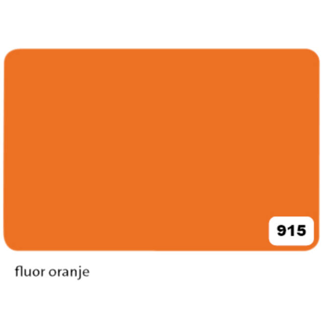 Etalagekarton Folia 1-zijdig 48x68cm 380gr nr915 lichtoranje