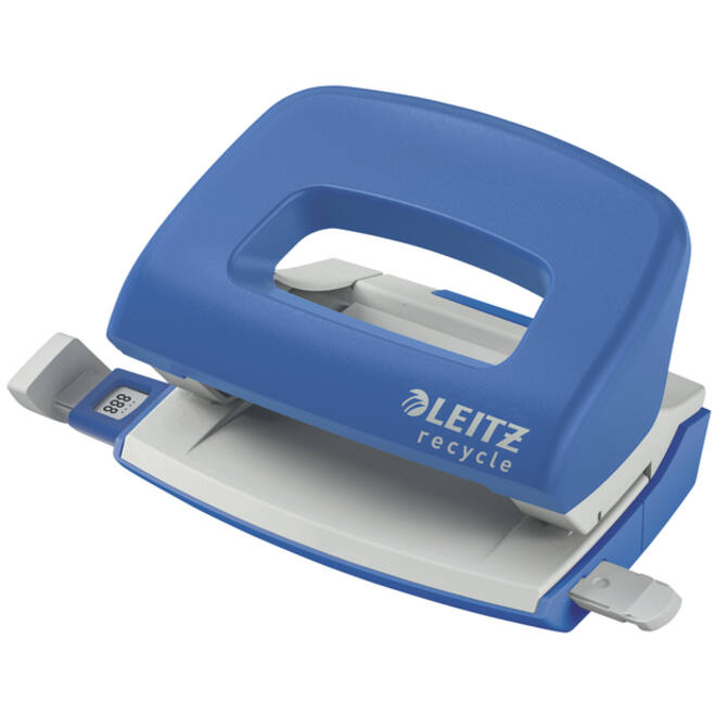 Perforator Leitz Nexxt Recycle mini 10 vel blauw
