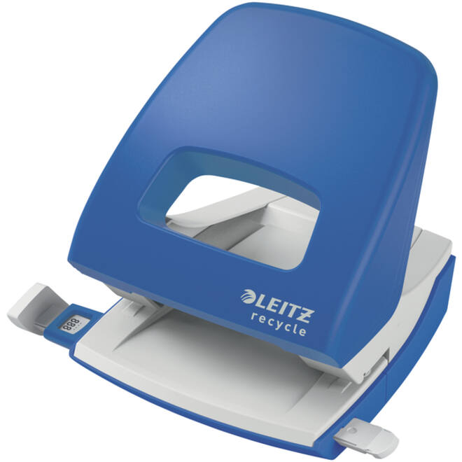 Perforator Leitz Nexxt Recycle 30 vel blauw