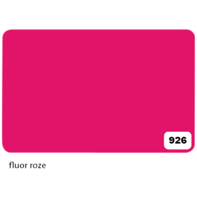 Etalagekarton Folia 1-zijdig 48x68cm 380gr nr926 fluor roze