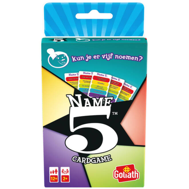 Kaartspel name 5 pocket editie