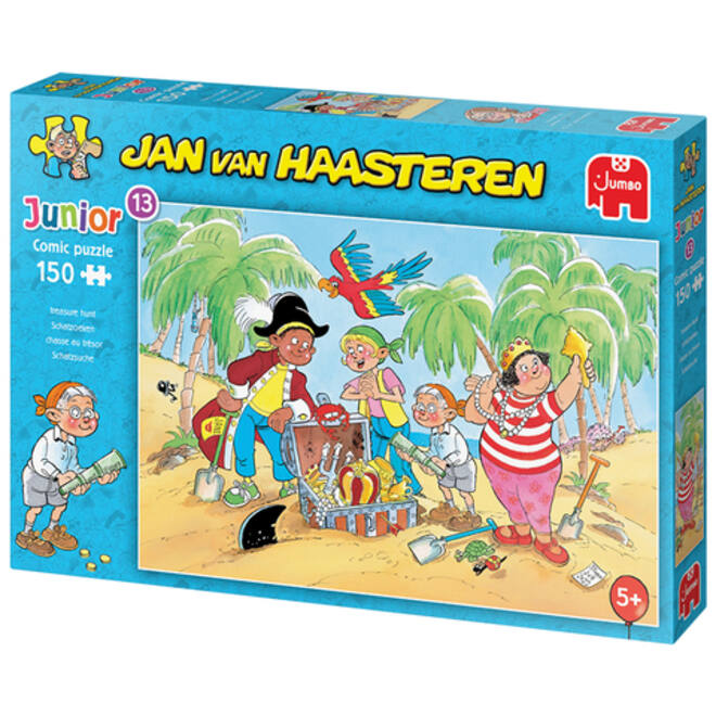 Puzzel Jan van Haasteren Junior 13 Treasure Hunt 150 stukjes