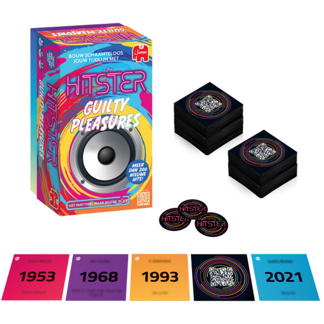 Muziekspel Hitster Guilty Pleasure 16+