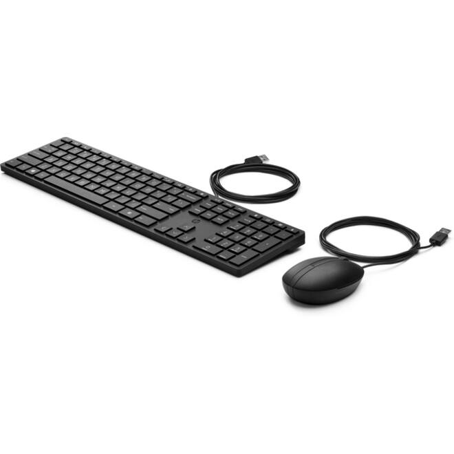Toetsenbord + muis HP 320MK Qwerty zwart