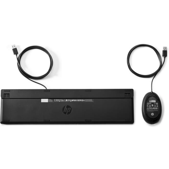 Toetsenbord + muis HP 320MK Qwerty zwart