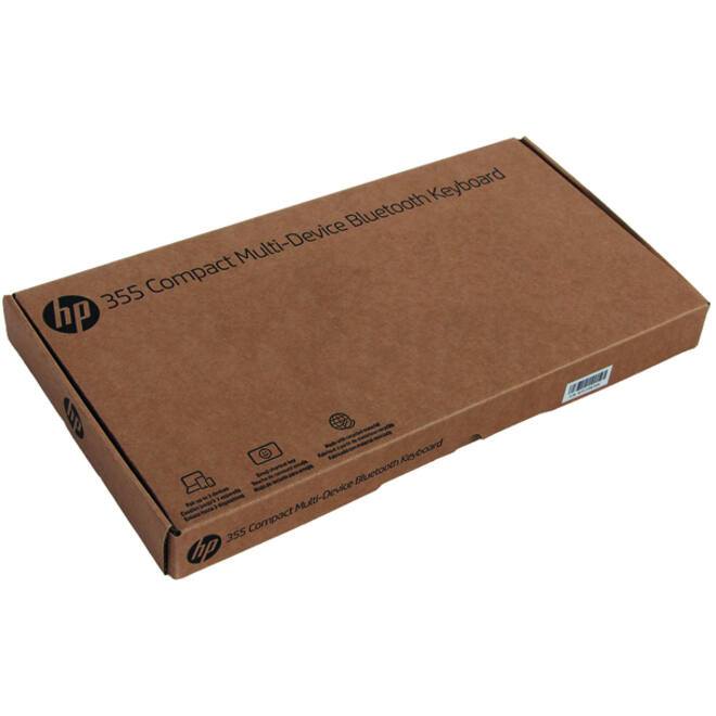 Toetsenbord HP 355 compact multi-device Qwerty zwart