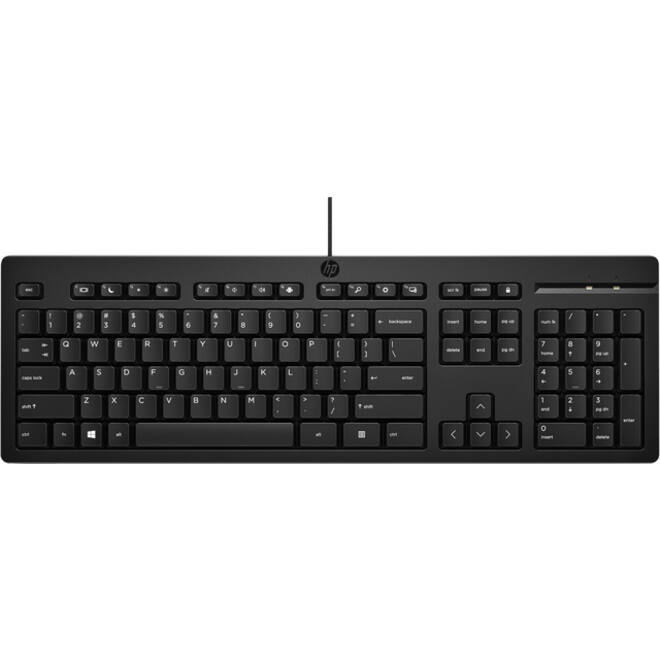 Toetsenbord HP 125 Qwerty zwart