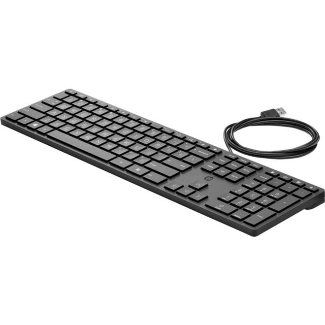 Toetsenbord HP 320K Qwerty zwart