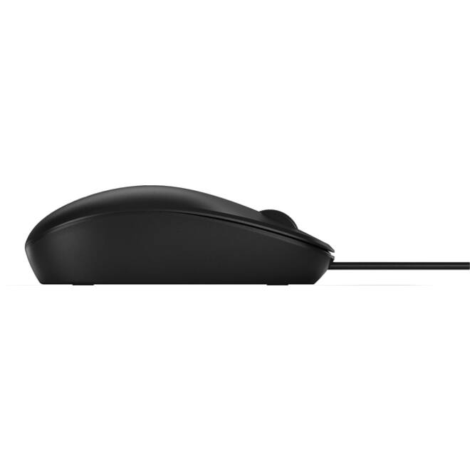 Muis HP 125 bedraad zwart