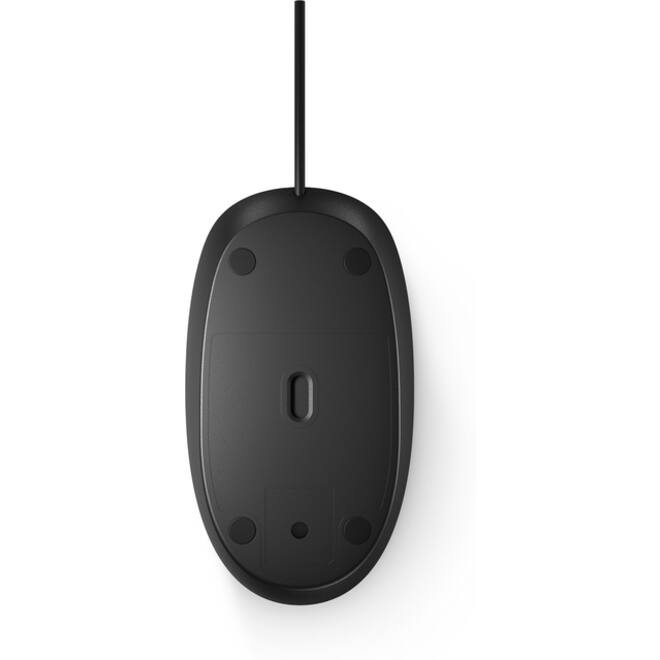 Muis HP 125 bedraad zwart