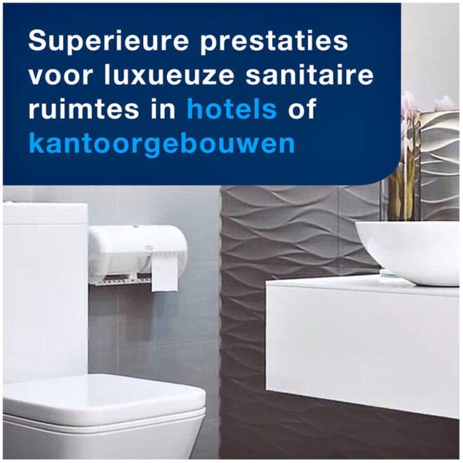 Toiletpapier Tork T4 advanced 2-laags 400vel wit 472168
