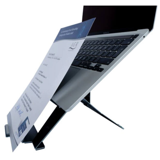 Laptopstandaard R-Go Riser Documenthouder