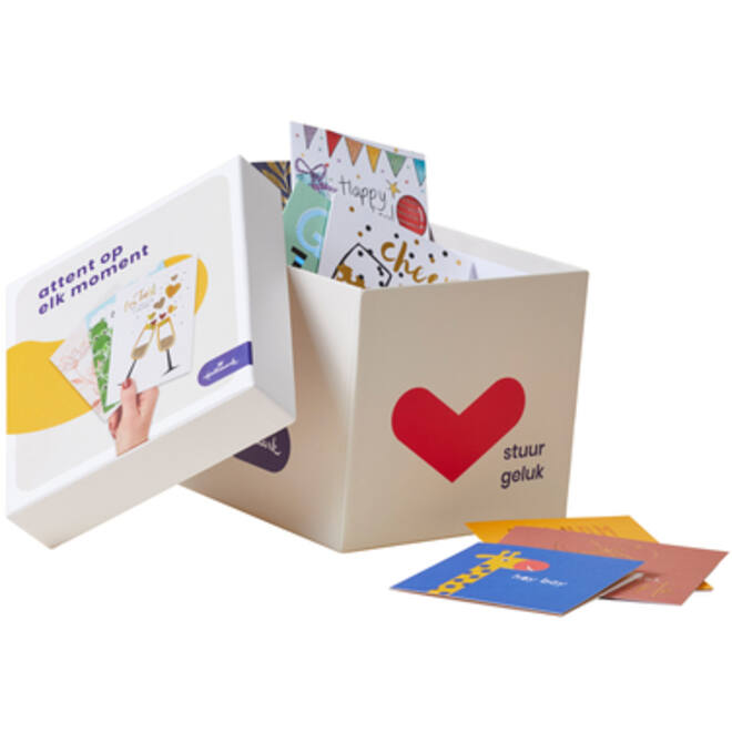 Wenskaart Hallmark business box 80 kaarten assorti