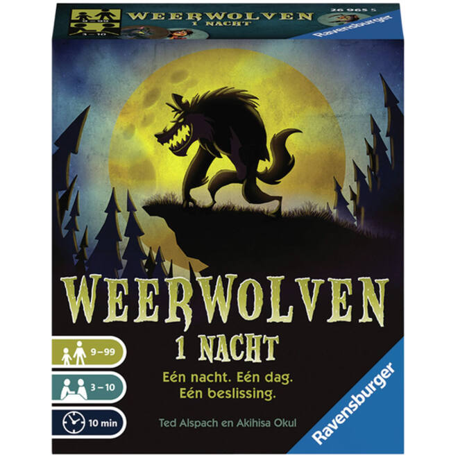 Kaartspel Weerwolven 1 nacht