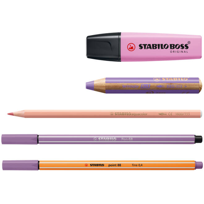 Creative set Stabilo 77/6 Arty colorful creative pastel mix
