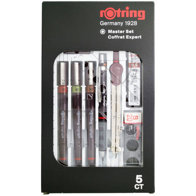 Tekenset rOtring Isograph Master 10-delig