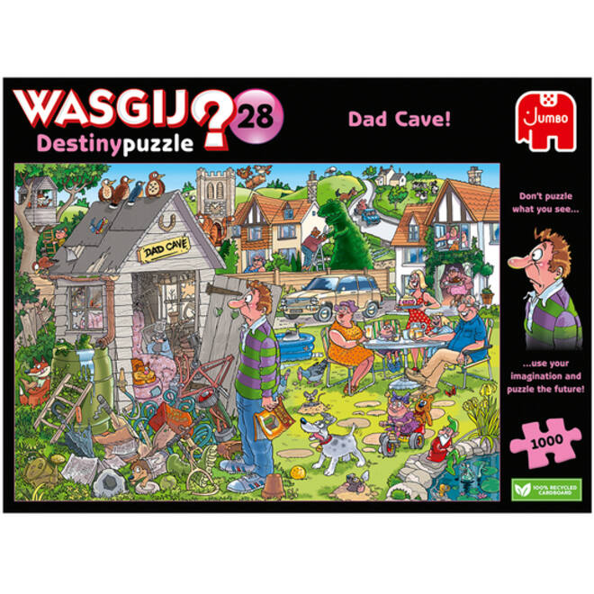Puzzel Wasgij Destiny 28 De Mancave Van Pa! 1000 stukjes