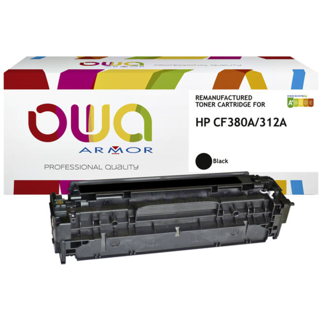 Tonercartridge OWA alternatief tbv HP CF380A zwart
