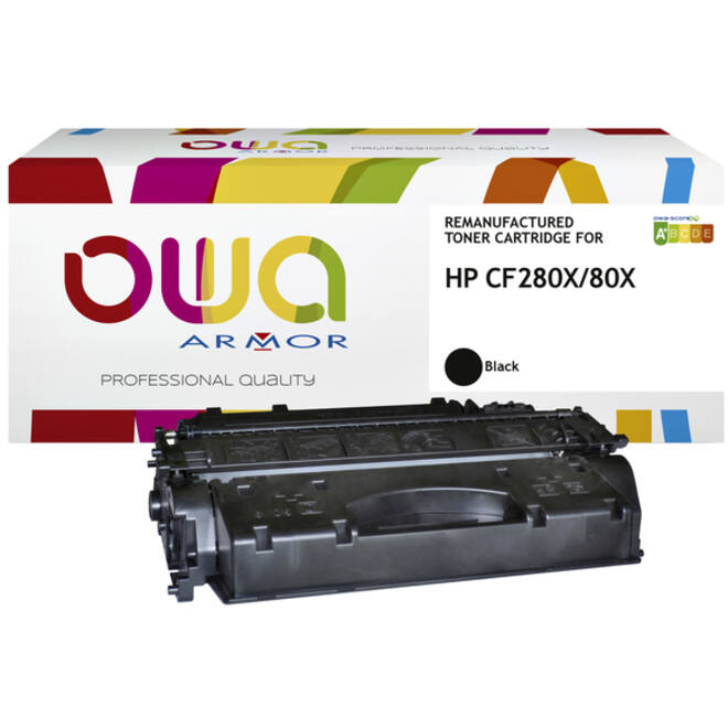 Tonercartridge OWA alternatief tbv HP CF280X zwart
