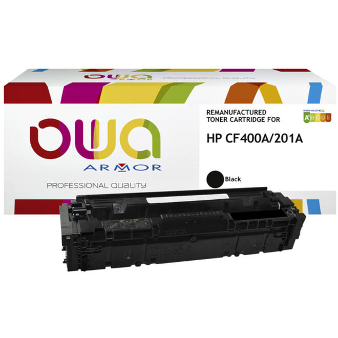 Tonercartridge OWA alternatief tbv HP CF400A zwart