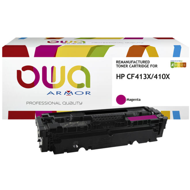 Tonercartridge OWA alternatief tbv HP CF413X rood