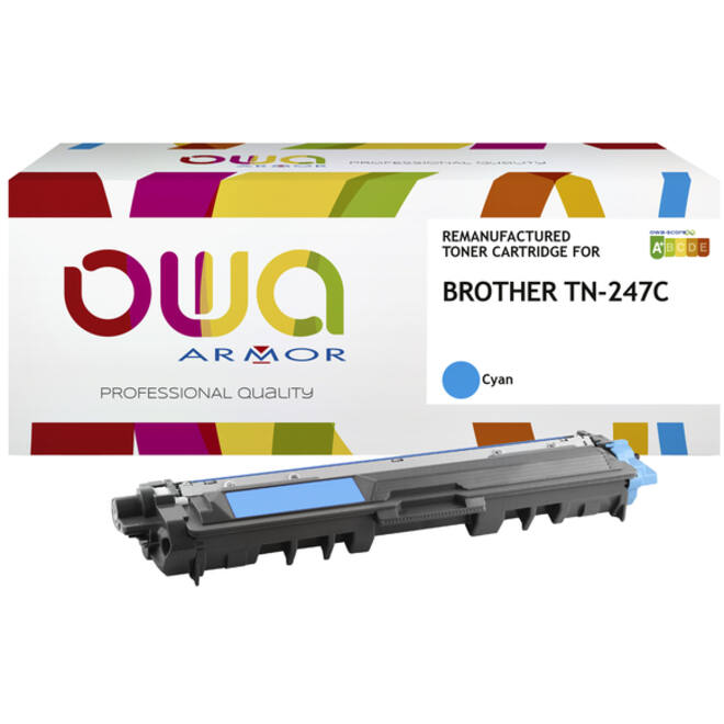 Toner OWA alternatief tbv Brother TN-247C blauw