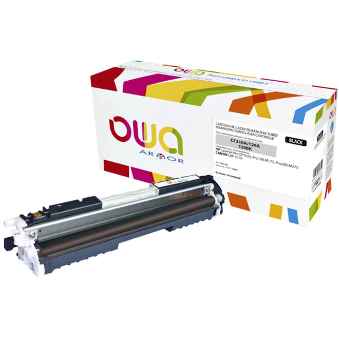 Tonercartridge OWA alternatief tbv HP CE310A zwart