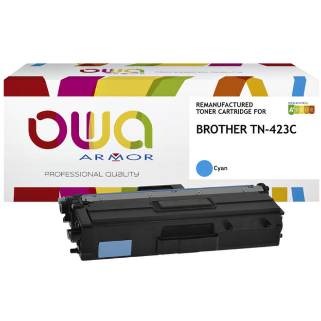 Toner OWA alternatief tbv Brother TN-423C blauw