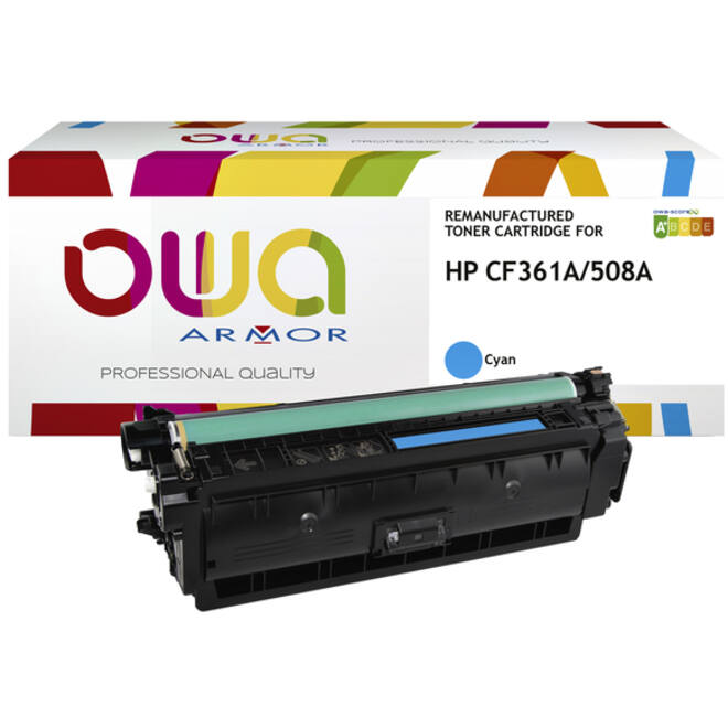 Tonercartridge OWA alternatief tbv HP CF361A blauw