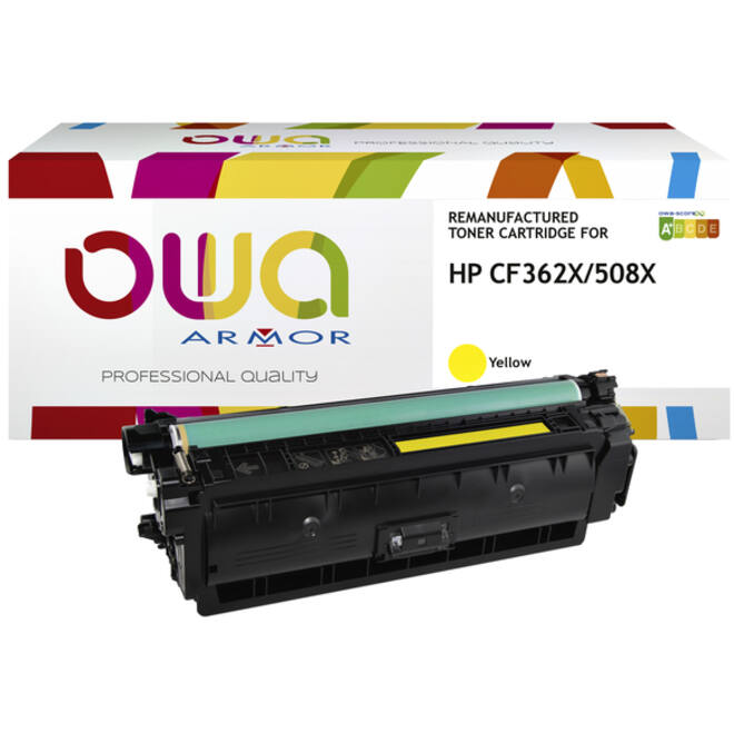 Tonercartridge OWA alternatief tbv HP CF362X geel